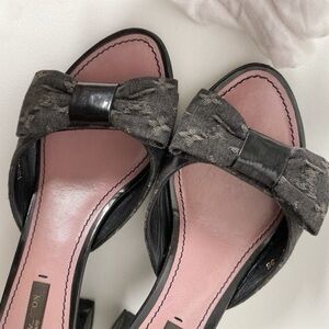 Authentic Louis Vuitton Heels Mules